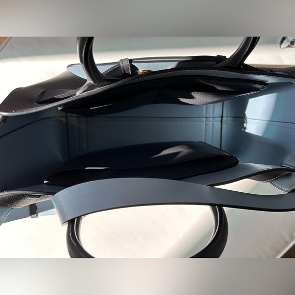 Burberry Soft Grain Calfskin Triple Stud Large Leather Belt Bag in Charcoal Grey - Picture 7 of 8